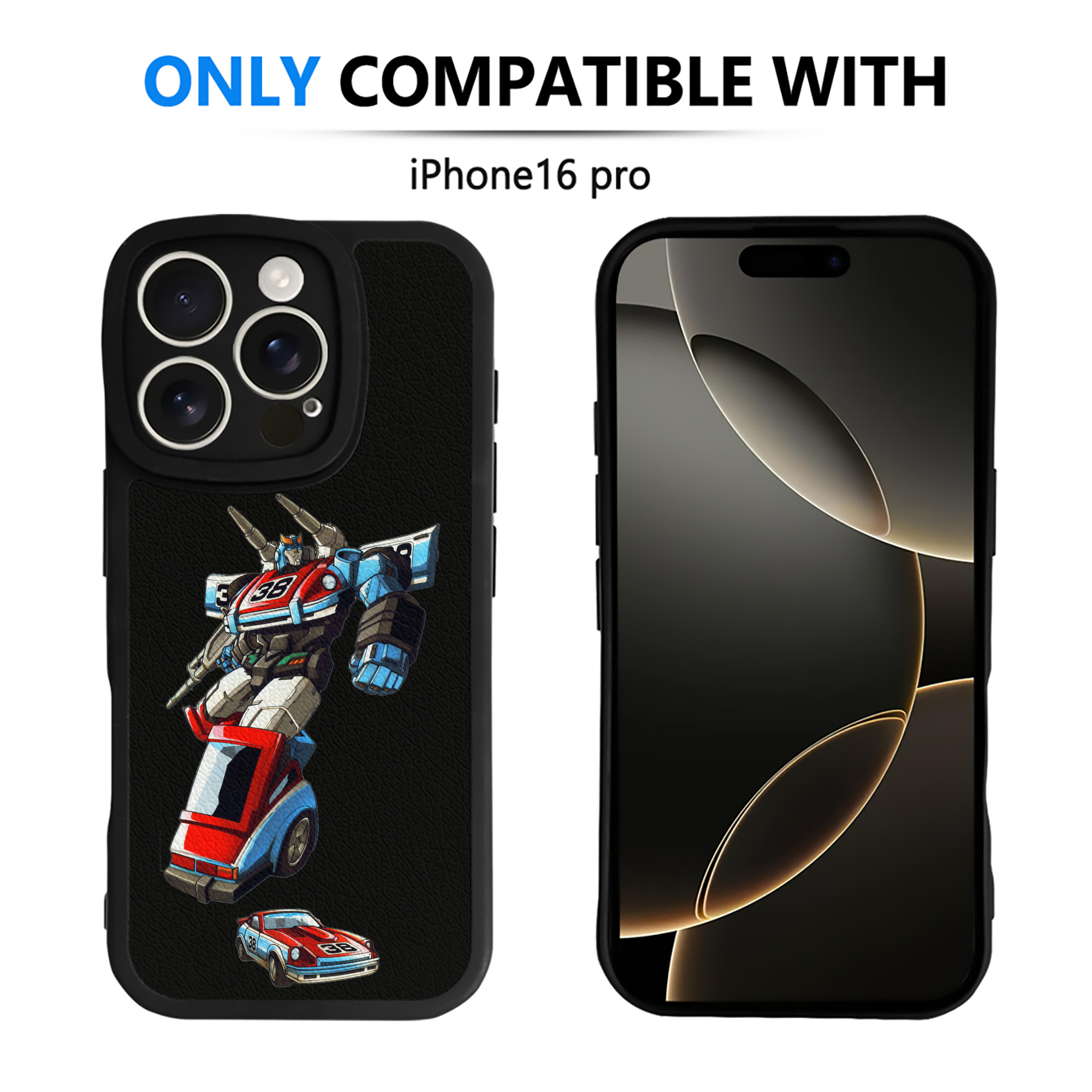 （画像用）  【iPhone 16シリーズ対応】シリコンスマホケース（レザー調） 材質：シリコン